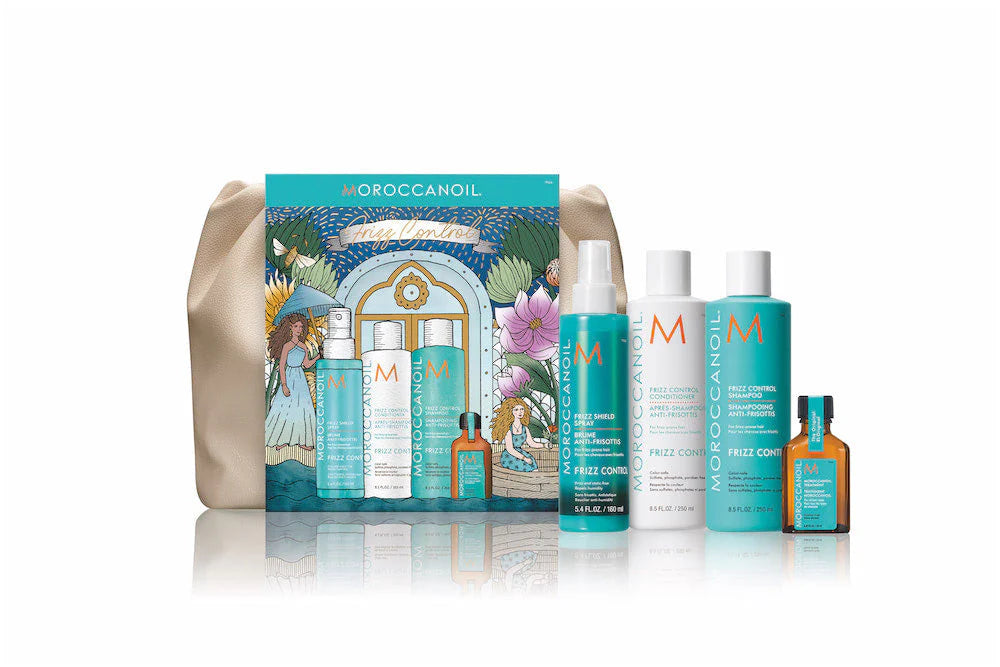 Moroccanoil Frizz Control Quad Pack with Bag