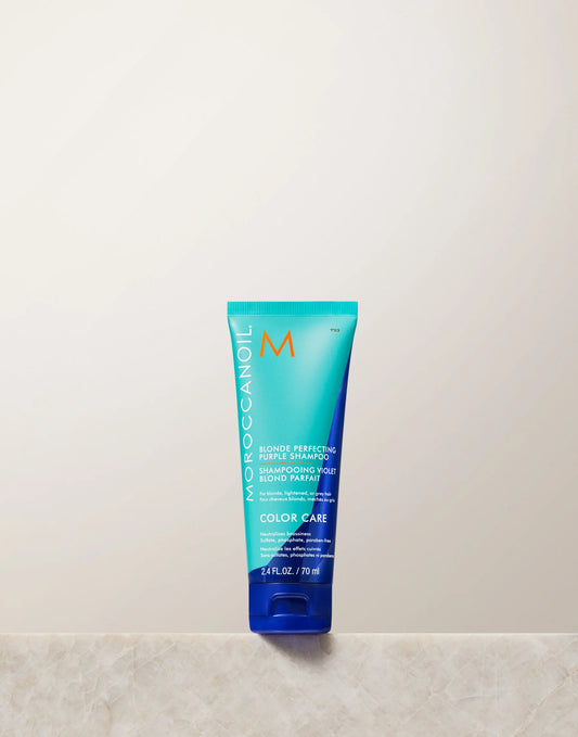 Moroccanoil Blonde Perfecting Purple Shampoo Travel Size 70ml
