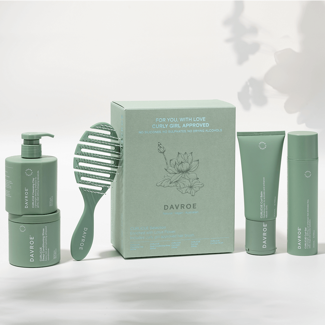Davroe Curlicue Selection Enriched with Lotus Flower pack