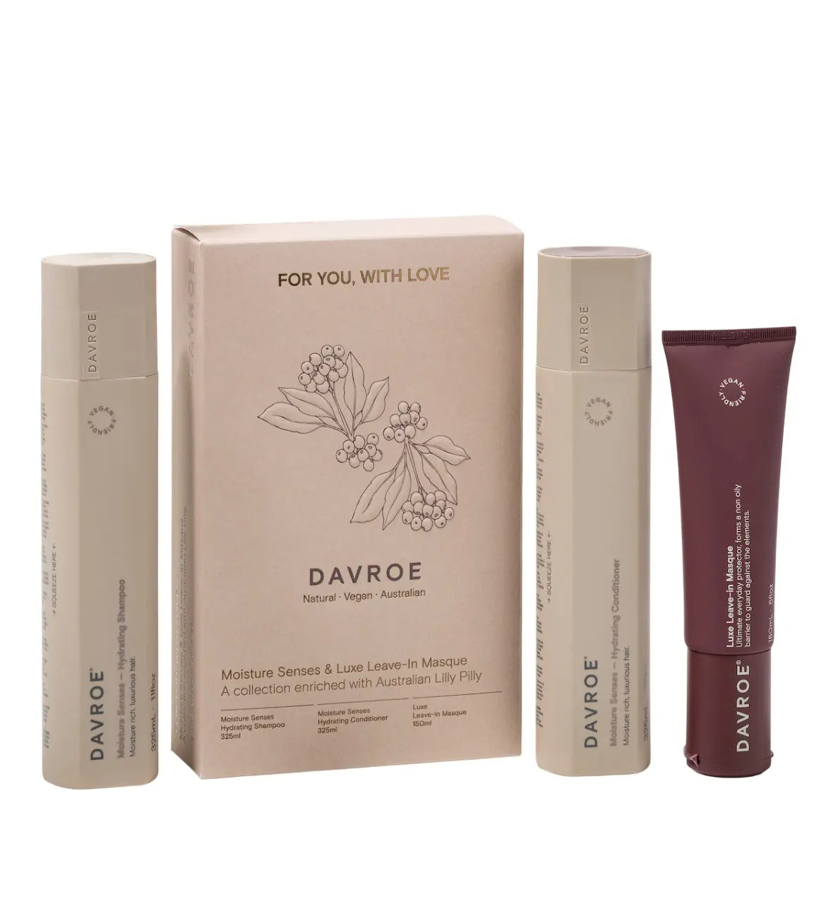 Davroe Mothers Day Moisture Senses & Luke Leave-in Masque