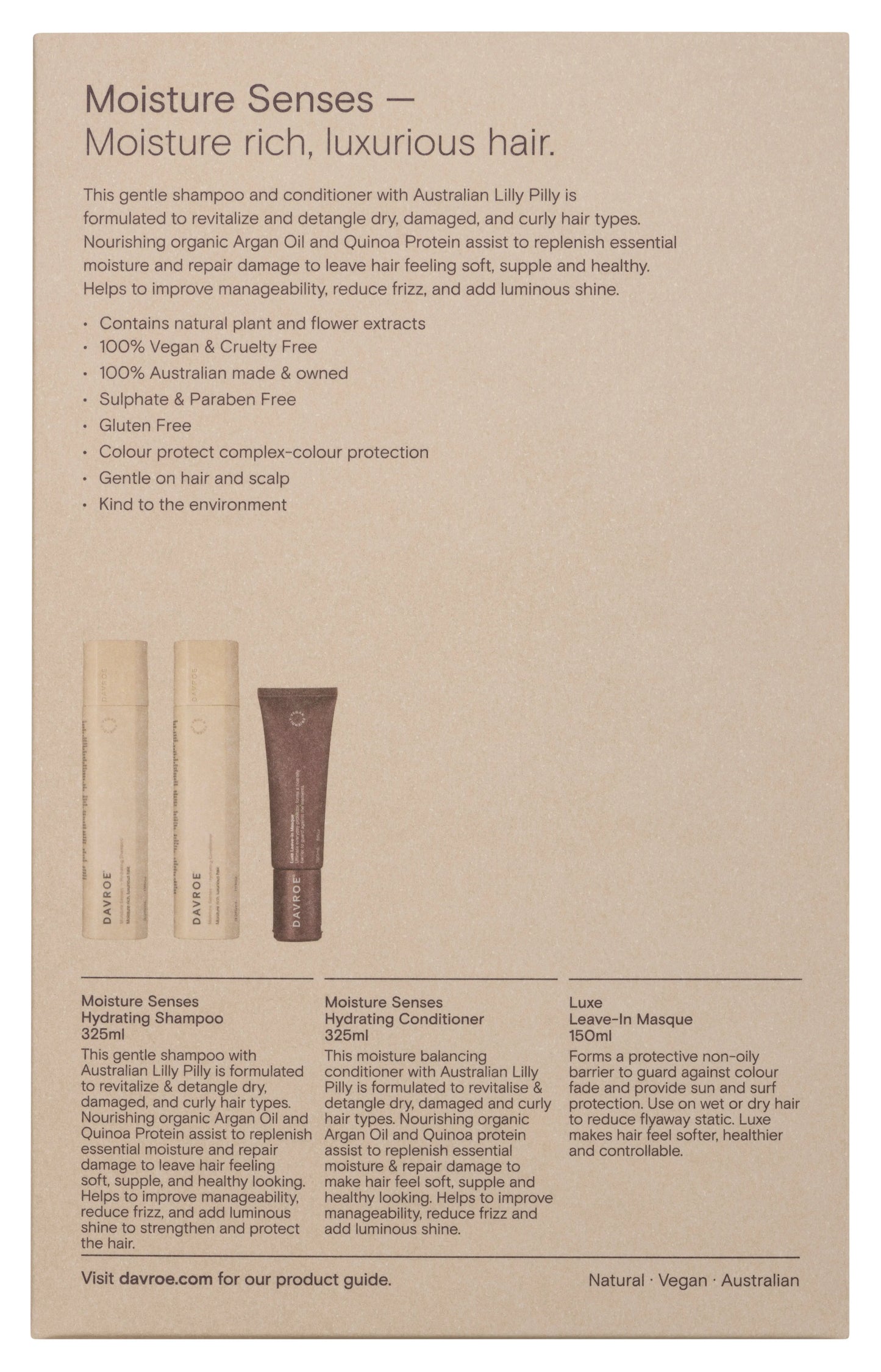 Davroe Mothers Day Moisture Senses & Luxe Leave-in Masque