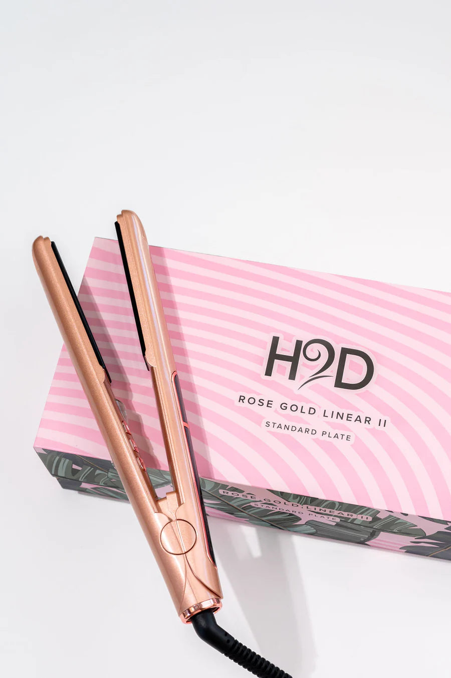 H2D Rose Gold Linear 11 Professional Hair Straightener