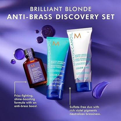 MoroccanOil Brilliant Blonde Trio