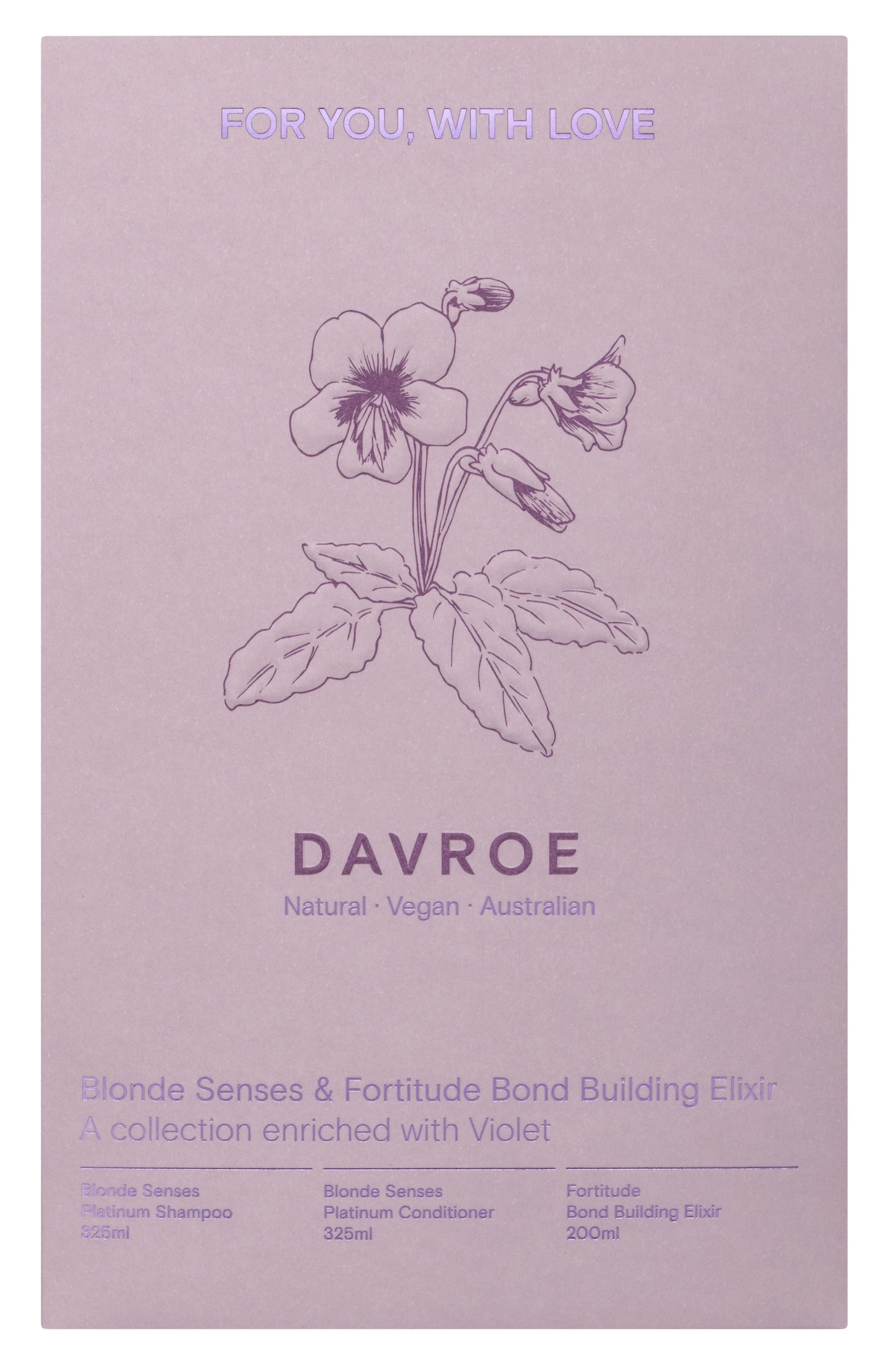Davroe Blonde Senses & Fortitude Bond Building Elixir Pack