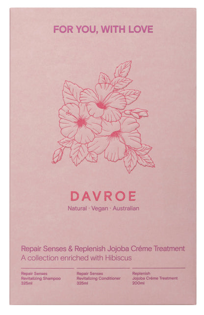 Davroe Repair Senses & Replenish Jojoba Creme Treatment Pack
