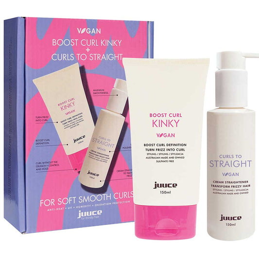 Juuce Boost Curl Kinky And Curl To Straight duo Pack